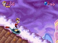 une photo d'Ã©cran de Rayman (Playstation) sur Sony Playstation